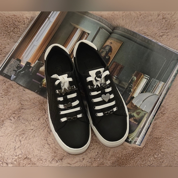 Karl Lagerfeld Shoes - KARL LAGERFELD PARIS Cate Karl Box sneakers.